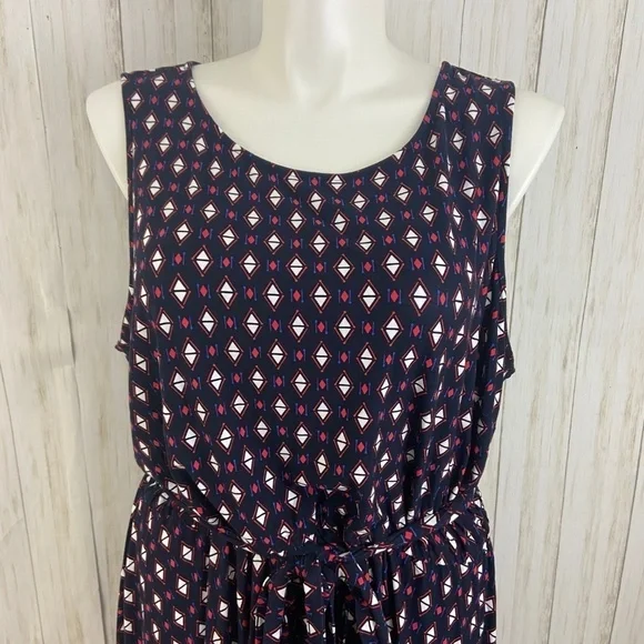 Westport Blue High Low Navy Sleeveless Dre… - Picture 5 of 7